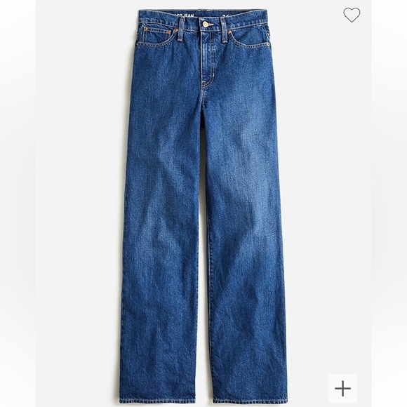 NWT J. CREW HIGH RISE 90’s WIDE LEG JEAN, 28 & 29. - Picture 4 of 11
